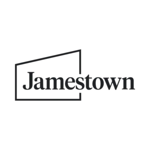 Logo van Jamestown, een internationaal vastgoedbedrijf gespecialiseerd in commercieel vastgoed