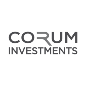 Logo van Corum Investments, een Europese vastgoedinvesteerder